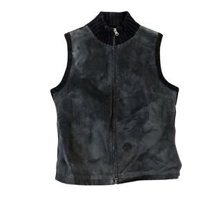KIKIT Black Leather Vest